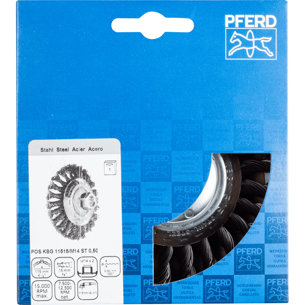 PFERD Kegelbürsten mit Gewinde POS KBG 11515/M14 ST 0,50 Produktbild img2 L
