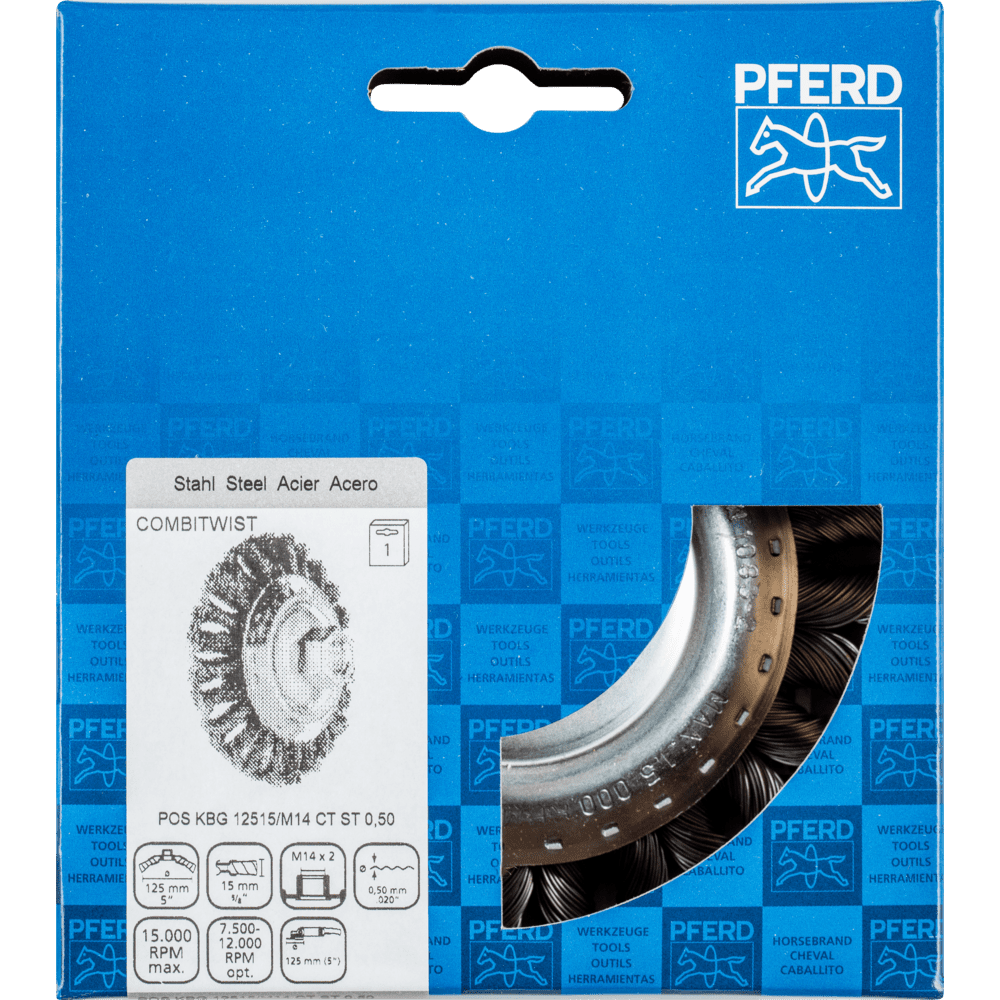 PFERD Kegelbürsten mit Gewinde POS KBG 12515/M14 CT ST 0,50 Produktbild img2 L