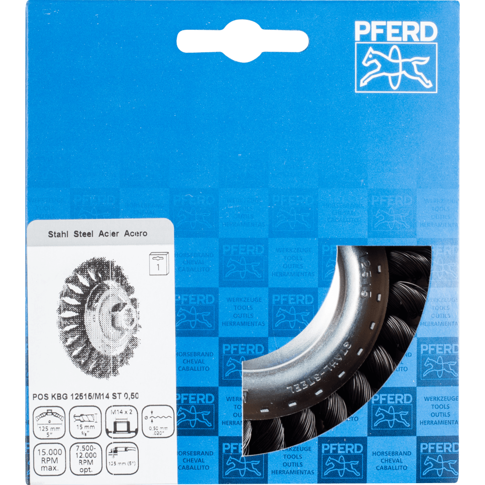 PFERD Kegelbürsten mit Gewinde POS KBG 12515/M14 ST 0,50 Produktbild img2 L