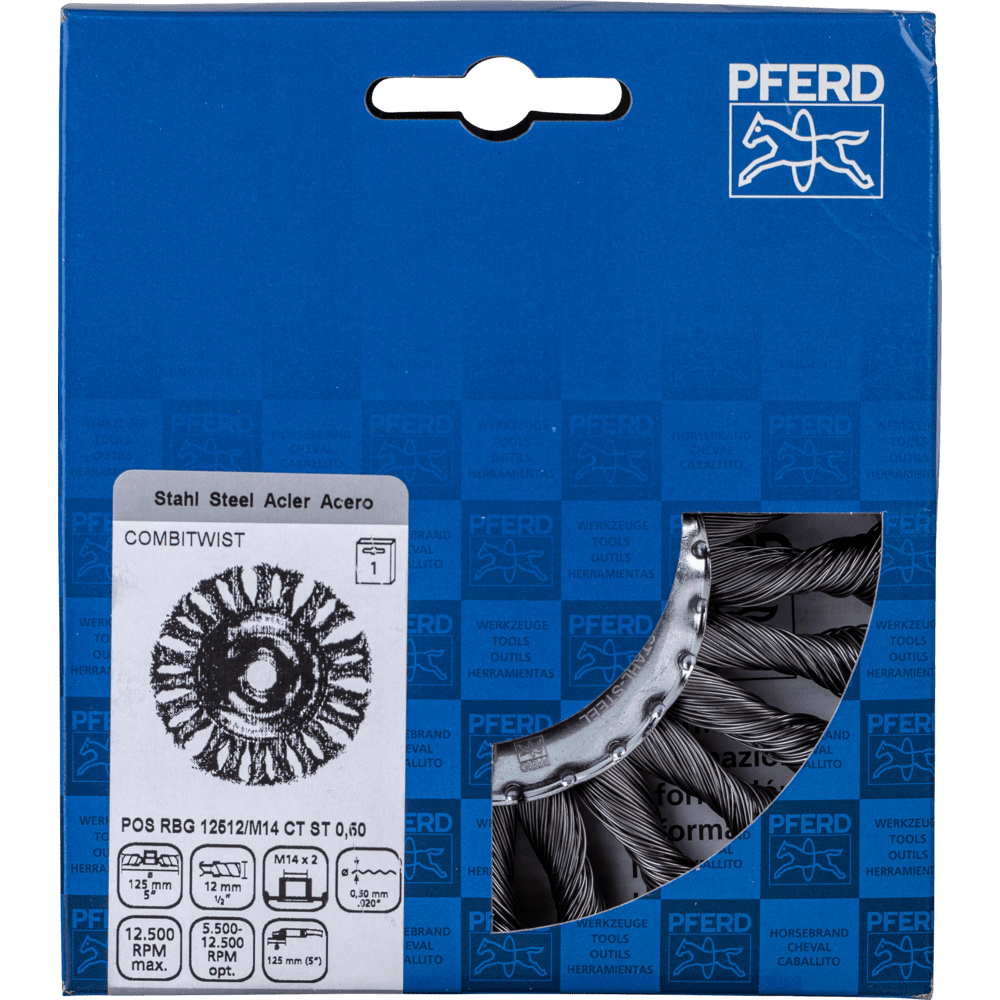 PFERD Rundbürsten POS RBG 12512/M14 CT ST 0,50 Produktbild img1 L