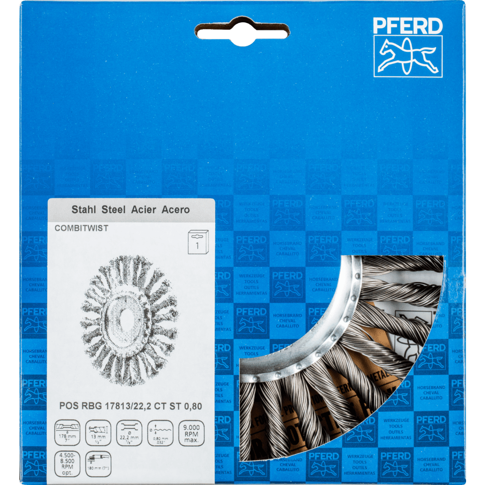 PFERD Rundbürsten POS RBG 17813/22,2 CT ST 0,80 Produktbild img2 L