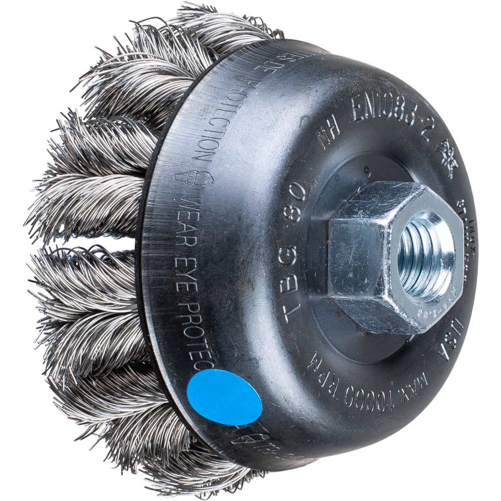 PFERD Topfbürsten mit Gewinde POS TBG 80/M14 CT INOX 0,35 Produktbild img1 L