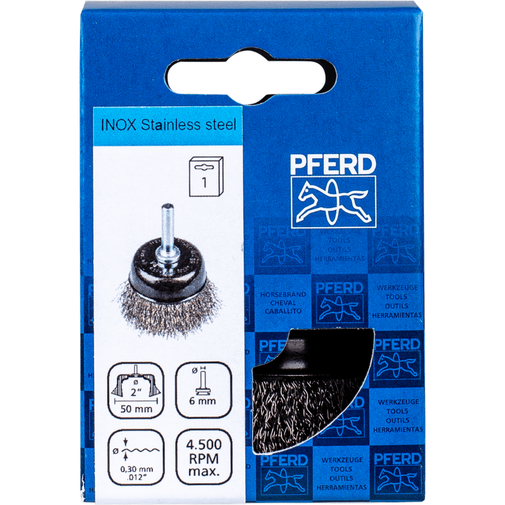 PFERD PS-Bürsten POS TBU 50/6 INOX 0,30 UNIVERSAL (1) Produktbild img2 L