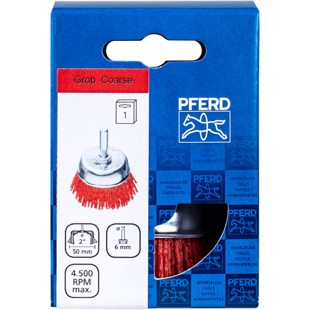 PFERD PS-Bürsten POS TBU 50/6 RED 80 UNIVERSAL (1) Produktbild img2 L