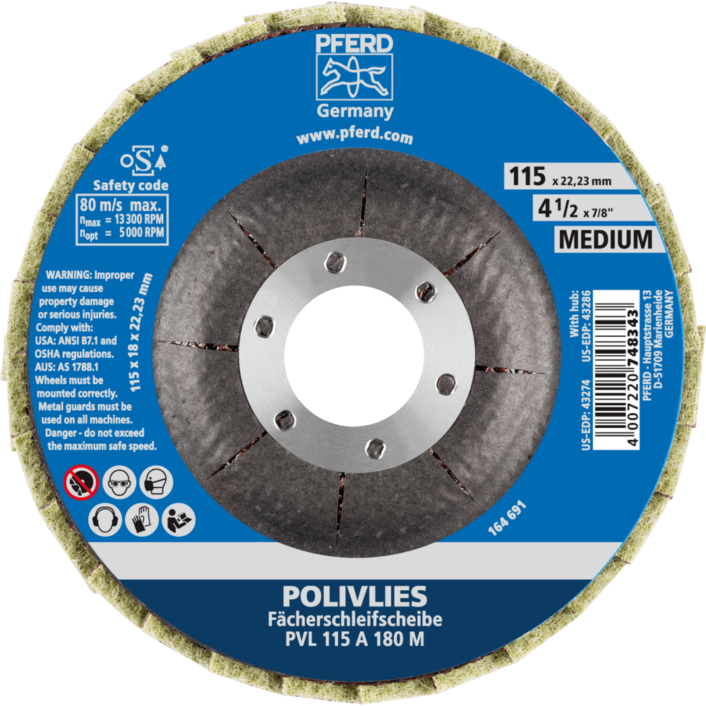 PFERD Vlieswerkzeuge PVL 115 A 180 M Produktbild img3 L
