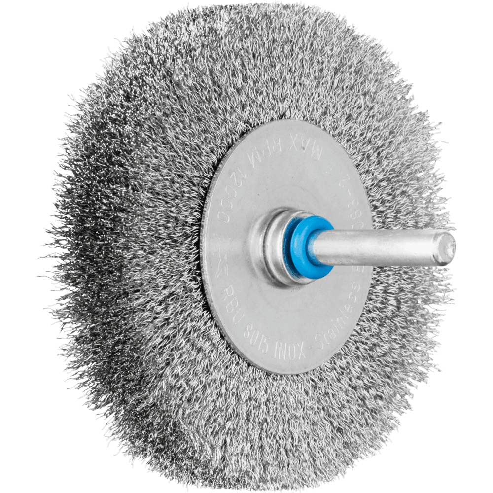 PFERD Rundbürsten mit Schaft RBU 8015/6 INOX 0,15 Produktbild img1 L