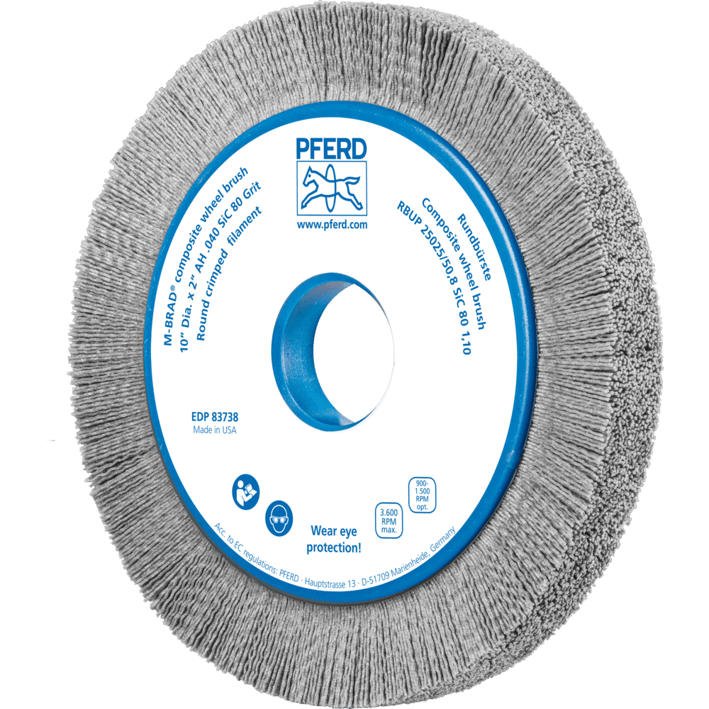 PFERD Bürsten mit Plastikkörper RBUP 25025/50,8 SiC 80 1,10 Produktbild img1 L