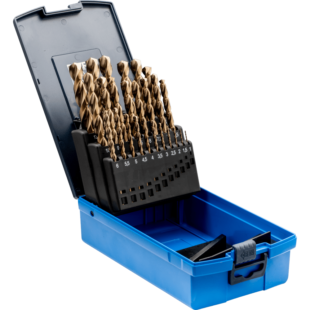 PFERD Bohr- und Senkwerkzeuge SET SPB DIN 338 HSSE N 1-13 INOX 25 Produktbild img1 L