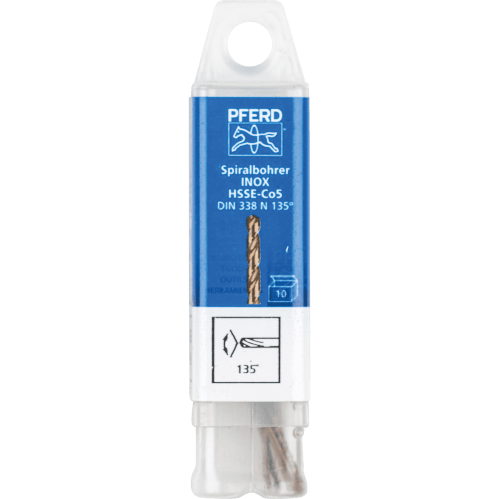 PFERD Bohr- und Senkwerkzeuge SPB DIN 338 HSSE N 1,0 INOX Produktbild img2 L
