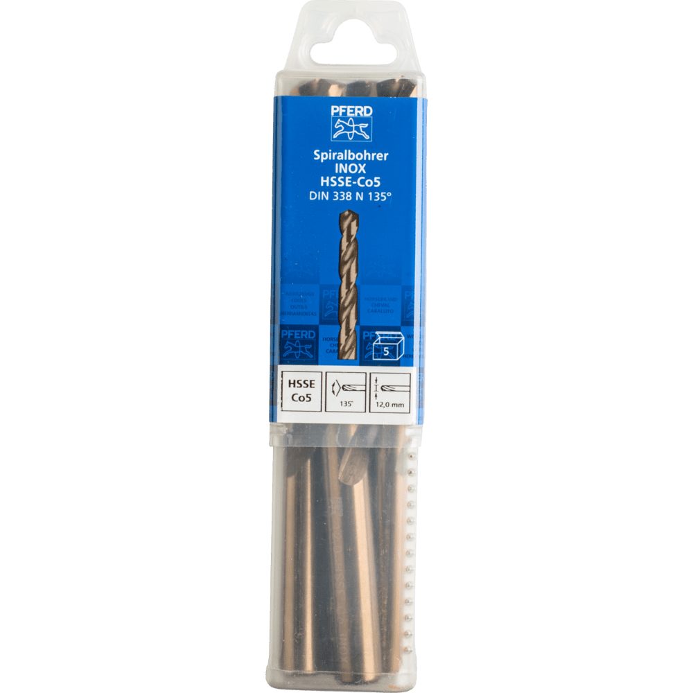 PFERD Bohr- und Senkwerkzeuge SPB DIN 338 HSSE N 12,0 INOX Produktbild img2 L
