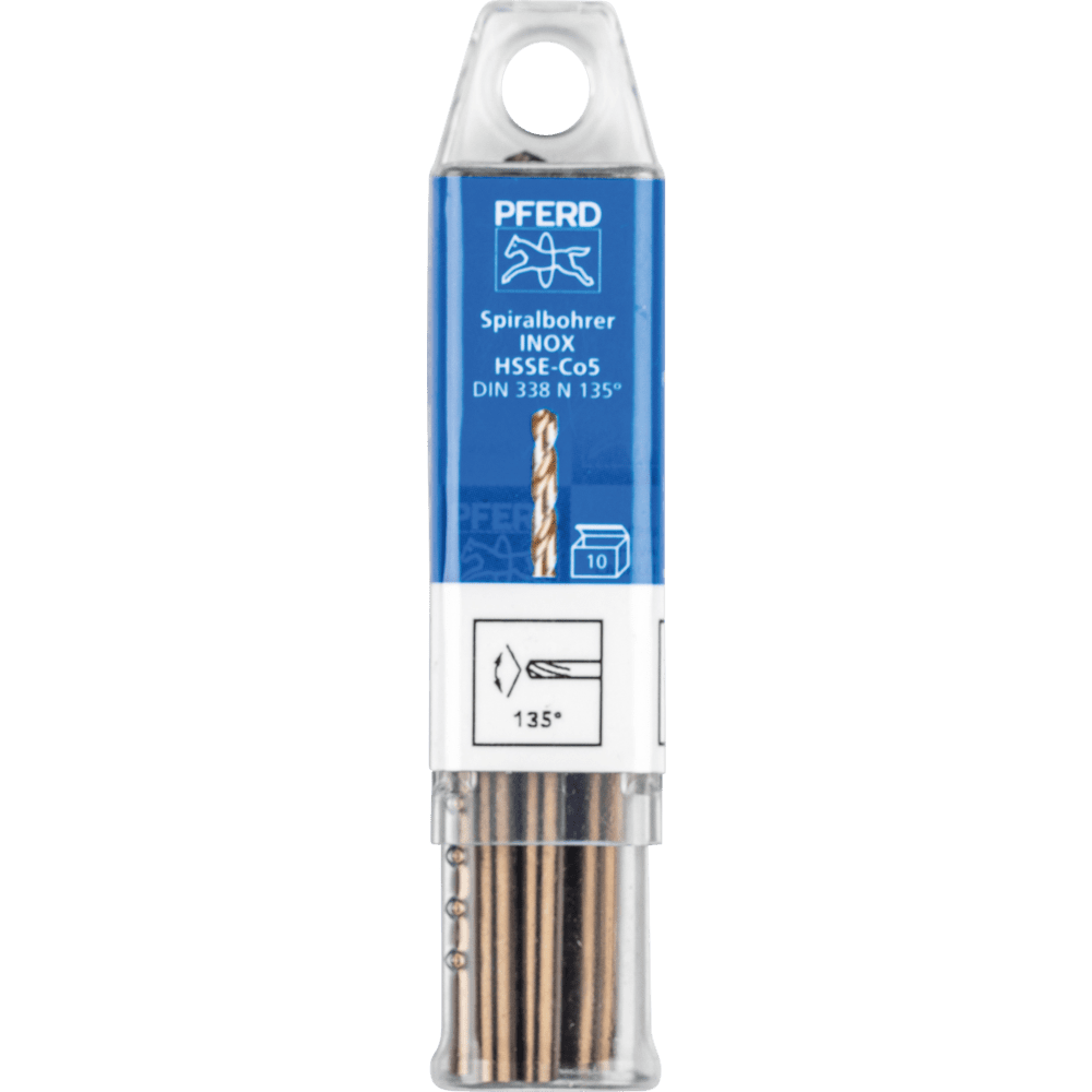 PFERD Bohr- und Senkwerkzeuge SPB DIN 338 HSSE N 3,5 INOX Produktbild img2 L