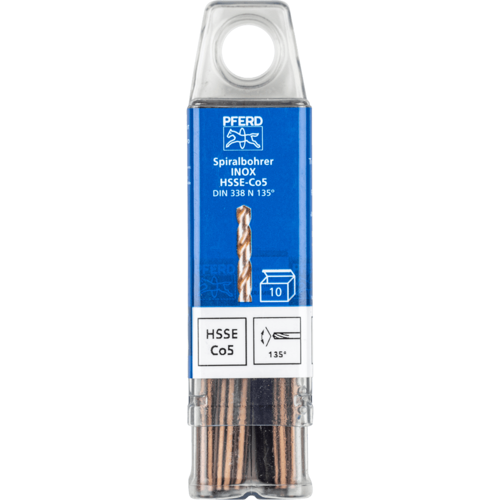 PFERD Bohr- und Senkwerkzeuge SPB DIN 338 HSSE N 4,5 INOX Produktbild img2 L