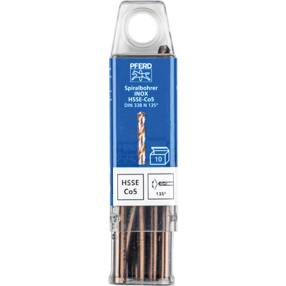 PFERD Bohr- und Senkwerkzeuge SPB DIN 338 HSSE N 5,0 INOX Produktbild img2 L