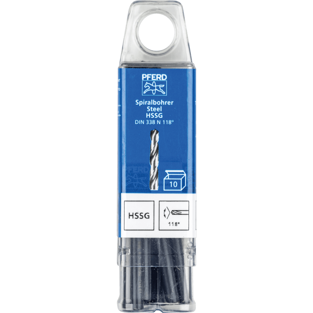 PFERD Bohr- und Senkwerkzeuge SPB DIN 338 HSSG N 4,5 STEEL Produktbild img2 L