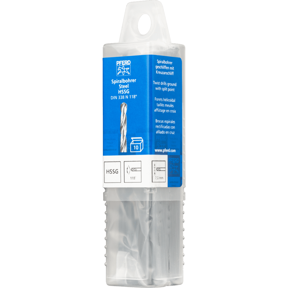 PFERD Bohr- und Senkwerkzeuge SPB DIN 338 HSSG N 7,0 STEEL Produktbild img2 L
