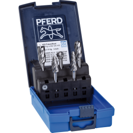 Hartmetallfrässtifte-Set für Hochleistung, Zahnung ALU