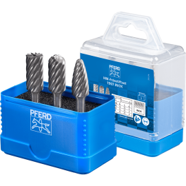 PFERD Hartmetallfrässtifte 1907 INOX 3TLG Produktbild