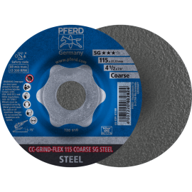 PFERD CC-GRIND (inkl. SOLID, FLEX, STRONG) CC-GRIND FLEX 115 SG STEEL COARSE Produktbild