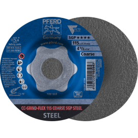 PFERD CC-GRIND (inkl. SOLID, FLEX, STRONG) CC-GRIND FLEX 115 COARSE SGP STEEL Produktbild