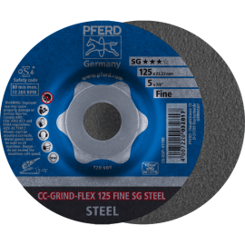 PFERD CC-GRIND (inkl. SOLID, FLEX, STRONG) CC-GRIND FLEX 125 SG STEEL FINE Produktbild