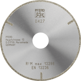 PFERD Dia.- und CBN-Trennwerkzeuge Galvanik D1A1R 115-2-22,23 D 427 GAG Produktbild