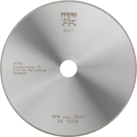 PFERD Dia.- und CBN-Trennwerkzeuge Galvanik D1A1R 178-2-22,23 D 427 GAD Produktbild