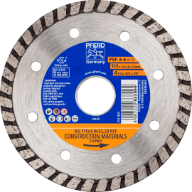 PFERD Diamantwerkzeuge für die Bauindustrie DG 115 x 1,9 x 22,23 PSF Produktbild