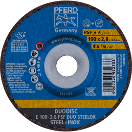 PFERD Trennscheiben E 100-2,8 PSF DUO STEELOX/16,0 Produktbild