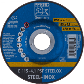 PFERD Schruppscheiben E 115-4,1 PSF STEELOX Produktbild