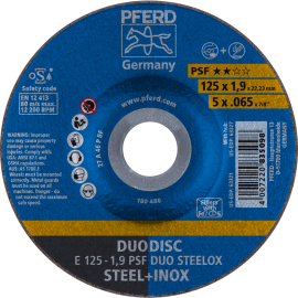PFERD Trennscheiben E 125-1,9 PSF DUO STEELOX Produktbild
