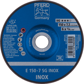 PFERD Schruppscheiben E 150-7 SG INOX Produktbild