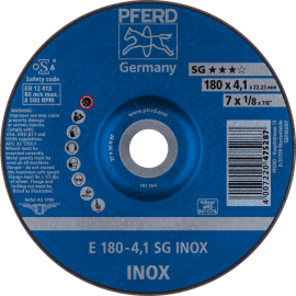 PFERD Schruppscheiben E 180-4,1 SG INOX Produktbild