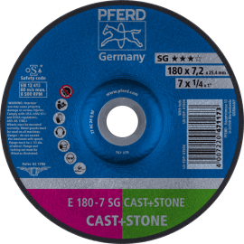 PFERD Schruppscheiben E 180-7 SG CAST+STONE Produktbild