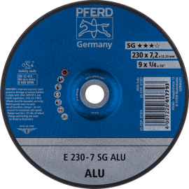PFERD Schruppscheiben E 230-7 SG ALU Produktbild