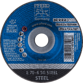 PFERD Schruppscheiben E 70-6 SG STEEL/10,0 Produktbild