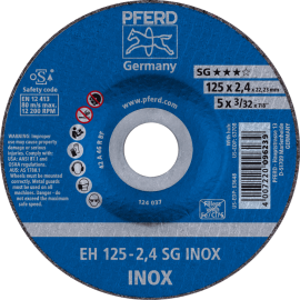PFERD Trennscheiben EH 125-2,4 SG INOX Produktbild
