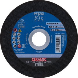 PFERD Trennscheiben EHT 100-1,3 CERAMIC SGP STEEL/16,0 Produktbild