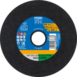 PFERD Trennscheiben EHT 125-1,0 PSF ALU+STONE/10 Produktbild