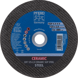 PFERD Trennscheiben EHT 125-2,0 CERAMIC SGP STEEL Produktbild