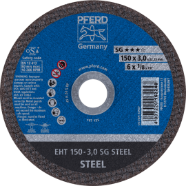 PFERD Trennscheiben EHT 150-3,0 SG STEEL Produktbild