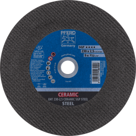 PFERD Trennscheiben EHT 230-2,5 CERAMIC SGP STEEL Produktbild