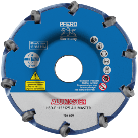 Fräswerkzeuge mit Wendeschneidplatten ALUMASTER HICOAT, Bauform HSD-F für flache Einsätze