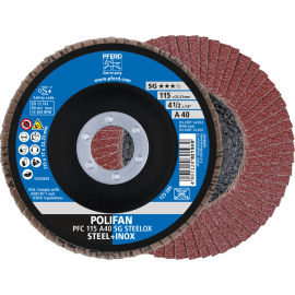 PFERD POLIFAN-Fächerscheiben PFC 115 A 40 PSF STEELOX Produktbild
