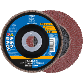 PFERD POLIFAN-Fächerscheiben PFC 125 A 80 PSF STEELOX Produktbild