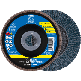 POLIFAN-Fächerscheiben Zirkonkorund Z START STEELOX ★☆☆☆