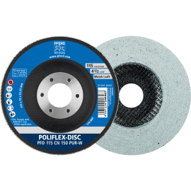 PFERD Poliflex-Feinschleif-Werkzeuge PFD 115-22 CN 150 PUR-W Produktbild