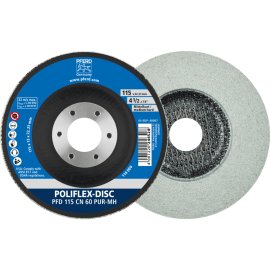 PFERD Poliflex-Feinschleif-Werkzeuge PFD 115-22 CN 60 PUR-MH Produktbild