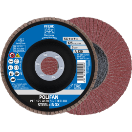 PFERD POLIFAN-Fächerscheiben PFF 125 A 120 PSF STEELOX Produktbild