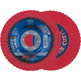 PFERD POLIFAN-Fächerscheiben PFR 115-M CO 60 SGP CURVE STEELOX Produktbild