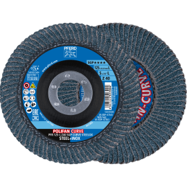 POLIFAN-Fächerscheiben Zirkonkorund Z SGP CURVE STEELOX ★★★★